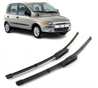 KIT 2 SPAZZOLE TERGICRISTALLO ANT PER FIAT MULTIPLA DAL 2004-2010 600MM+550MM