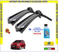 KIT 2 SPAZZOLE TERGICRISTALLO ANTERIORE ECO-FLAT per FIAT PANDA 312 mm. 600+380