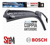 KIT 2 SPAZZOLE TERGICRISTALLO BOSCH ANTERIORI FIAT PANDA 312