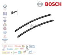 KIT 2 SPAZZOLE TERGICRISTALLO FLAT TERGI TUTTA GOMMA 60 CM BOSCH 3397118938