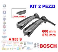 Spazzola tergicristallo BOSCH Aerotwin A955S, 600/575mm, Anteriore, 2 Pezzo