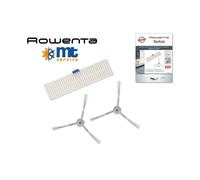 KIT 2 SPAZZOLINE + FILTRO ORIGINALE ROWENTA SERIE EXPLORER 60 RR74xx [EEK: Non Applicabile]