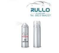 KIT 2 SPRAY 400ml VERNICE RITOCCO AUTO TOY. LEXUS+TRASP. 1KLUCIDO COD. DA 0 A 6Q