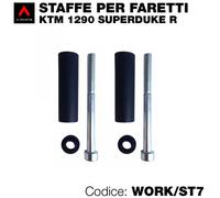 Kit 2 Staffe supporto per faretti led per KTM 1290 Superduke R