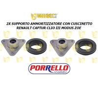 KIT 2 SUPPORTI AMMORTIZZATORE CON CUSCINETTO RENAULT CAPTUR CLIO MODUS ZOE