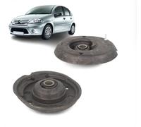 KIT 2 SUPPORTI AMMORTIZZATORI ANTERIORI PER CITROEN C2 C3 PEUGEOT 1007