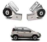 KIT 2 SUPPORTI DIFFERENZIALE PONTE POSTERIORE DX+SX FIAT NUOVA PANDA 169 4x4