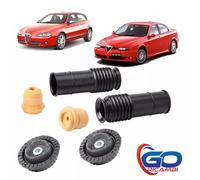 KIT 2 SUPPORTI E 2 TAMPONI AMMORTIZZATORI ANTERIORI PER ALFA ROMEO 147 e 156