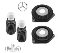 KIT 2 SUPPORTI E 2 TAMPONI AMMORTIZZATORI ANTERIORI PER MERCEDES CLASSE A W169