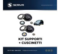 KIT 2 SUPPORTI E CUSCINETTI AMMORTIZZATORI ANTERIORI PER CITROEN C3 PEUGEOT 1007