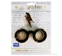 Kit 2 Tagliapasta OCCHIALI e CICATRICE HARRY POTTER grande per biscotti e fonden