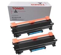 KIT 2 TONER COMPATIBILE BROTHER TN2420 TN2410 PER MFC-L2710DW MFC-L2710DN HL-L2350DW MFC-L2730DW MFC-L2750DW HL-L2310D HL-L2370DN HL-L2375DW DCP-L2530DW L2510D L2550DN, Nero, 32 x 15 x 16 cm