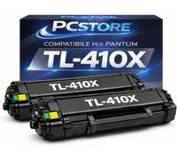 Kit 2 Toner TL-410X Nero Compatibile Pantum P3010DW P3300DW M6700DW M7100DN
