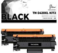 KIT 2 TONER TN-2420 XL COMPATIBILE PER BROTHER L2710DW L2710 L2750DW L2730DW