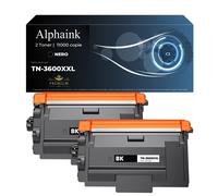 KIT 2 TONER TN-3600-XXL COMPATIBILE BROTHER DCP-L5510DW HL-L5210DN MFC-L5710DN