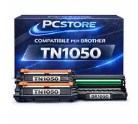 Kit 2 Toner TN1050 + 1 Drum DR1050 Compatibili Brother MFC1910W HL1210W DCP1610W