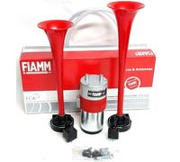 KIT 2 TROMBE FIAMM C/COMPRESSORE 24V MODELLO "MCTA/ALA" SUONO ALTERNATO AUTOBUS