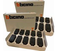 Kit 20 Bticino Living Light L4001N Interruttore 16A Antracite Livinglight Nero