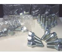 KIT 20 BULLONI RUOTA 14x1,5x35 SFERICO K17x MERCEDES KLASS A B C E LK S SLK