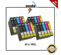 Kit 20 cartucce 16 XL Per Epson Workforce WF-2750DWF WF2750 WF-2510WF