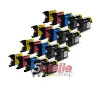 KIT 20 CARTUCCE XL PER BROTHER DCP-J525W J725DW J925DW MFC-J430W J625DW J825DW