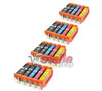 KIT 20 CARTUCCE XL PER CANON PIXMA iP7200 iP7250 iX6850 MX725 MX925