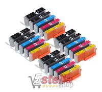 KIT 20 CARTUCCE XL PER CANON PIXMA MG5750 MG5751 MG5752 MG5753 MG6850 MG6851