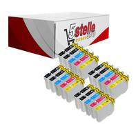 KIT 20 CARTUCCE XL PER EPSON XP235 XP245 XP247 XP332 XP335 NERO + COLORE