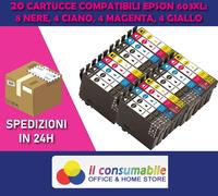 KIT 20 INK JET 603XL ADATTO A EPSON Expression Home XP-2100 Series