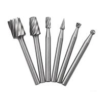 Kit 20 Lime Rotative per Intaglio e Levigatura(6 pcs pack) | 20 assortiti, acciaio HSS , per plastica metalli morbidi, per fai da te