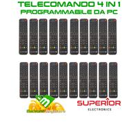 KIT 20 TELECOMANDI UNIVERSALE PROGRAMMABILE 3:1 DA PC PER TV,DECODER ETC..