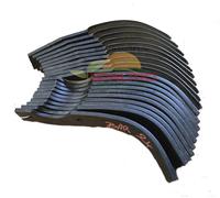 KIT 20 ZAPPETTA MOTOZAPPA BARBIERI 50x6 mm Interasse 76 mm Foro 10,5 10dx-10sx