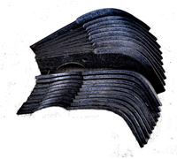 KIT 20 ZAPPETTA MOTOZAPPA BENASSI/SEP 40x5 Interasse 70mm Foro 10,5 mm 10dx10sx