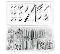 Kit 200 Molle Assortite a Trazione e Compressione in Metallo Zincato 20 misure