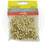 KIT 200 PZ OCCHIELLI OCCHIOLI IN OTTONE PER PINZA FUSTELLATRICE OCCHIELLATRICE