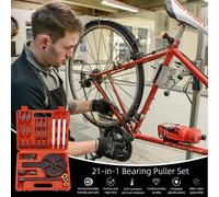 KIT 21 Pezzi Estrattore Disclocatore Separatore Cuscinetti Estrattore 3 Ganasce