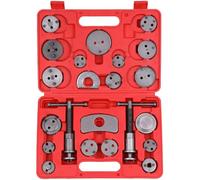 KIT 21 PEZZI RIPRISTINO PISTONE PINZA FRENO UNIVERSALE REWIND UNIVERSALE