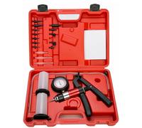 Kit pompa a vuoto manuale per cambio spurgo olio freni auto moto 2 vasetti