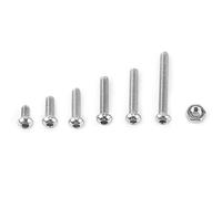 Kit 230 Viti a Testa Bombata in Acciaio Inossidabile 304 dollatek 230 pcs m2 304 Bulloni, Dadi, Ideali per Vari Scopi, Ampiamente Utilizzati su Elettrodomestici Coffrets boulons et écrous