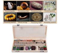 KIT 238 ACCESSORI MINI TRAPANO PUNTE PER LUCIDARE LEVIGARE IN VALIGETTA