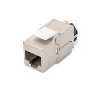 Digitus 24x Cat 6a Keystone Module+tool Montage Network Cable Argento