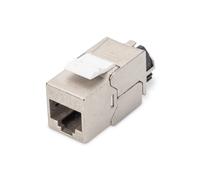 KIT 24 INSERTO JACK SCHERMATO RJ45 CATEGORIA 6A TOOLFREE
