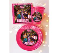 KIT 24 PIATTI BICCHIERI ENCANTO DISNEY FILM NOME Festa Party Tavola ADDOBBI ALMA