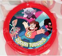 KIT 24PZ PIATTI BICCHIERI STEVEN UNIVERSE NOME Festa Party Tavola ADDOBBI bambi