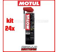 KIT 24X 400ML SPRAY PER CATENE MOTUL C4 CHAIN LUBE FACTORY LINE 400ML - 24x 1116