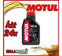 KIT 24X LITRO OLIO MOTUL FORK OIL EXPERT MEDIUM/HEAVY 15W FORCELLA - 24x 105931