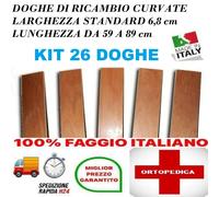 KIT 26 DOGHE DI RICAMBIO PER RETI LETTO IN LEGNO -TUTTE LE MISURE-LARGHEZZA 68mm