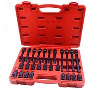 KIT 26 PZ INSERTI INSERTO TORX CHIAVI BUSSOLA 1/2 LUNGHE AUTO MECCANICO FS-43612