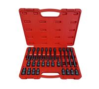 KIT 26 PZ INSERTI INSERTO TORX CHIAVI BUSSOLA 1/2 LUNGHE da H5 a H17 FS-43610