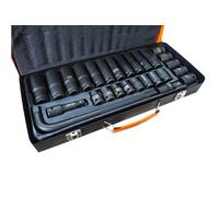 Kit 27 bussole boccole rinforzate adattatori per avvitatore pneumatico da 1/2"